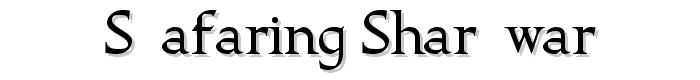 Seafaring shareware font